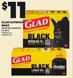 Independent Grocer Glad outdoor bags offer