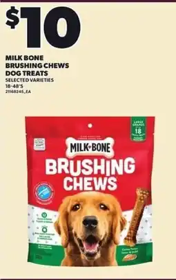 Independent Grocer Milk bone brushing chews dog treats offer