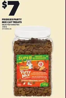 Independent Grocer Friskies party mix cat treats offer