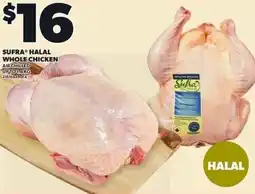 Independent Grocer Sufra halal whole chicken offer
