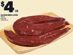Independent Grocer Sliced beef liver fresh offer