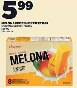 Independent Grocer Melona frozen dessert bar offer