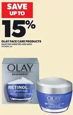 Independent Grocer Olay face care products offer