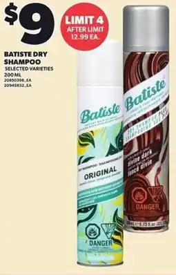 Independent Grocer Batiste dry shampoo offer