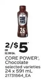 Independent Grocer Core power chocolate offer