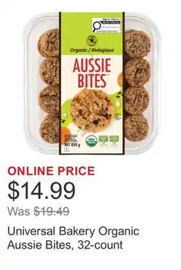 Costco Universal Bakery Organic Aussie Bites, 32-count offer