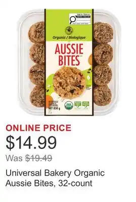 Costco Universal Bakery Organic Aussie Bites, 32-count offer