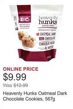 Costco Heavenly Hunks Oatmeal Dark Chocolate Cookies offer