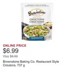 Costco Brownstone Baking Co. Restaurant Style Croutons offer