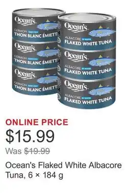 Costco Ocean's Flaked White Albacore Tuna, 6 × offer