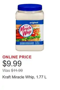 Costco Kraft Miracle Whip offer