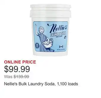 Costco Nellie's Bulk Laundry Soda, 1,100 loads offer