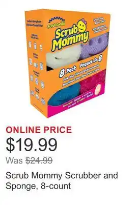 Costco Scrub Mommy Scrubber and Sponge, 8-count offer