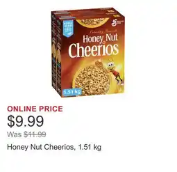 Costco Honey Nut Cheerios offer