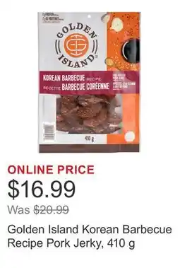 Costco Golden Island Korean Barbecue Recipe Pork Jerky offer