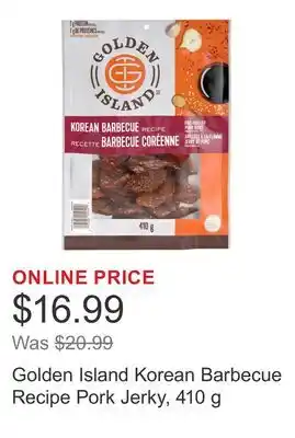 Costco Golden Island Korean Barbecue Recipe Pork Jerky offer