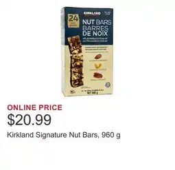 Costco Kirkland Signature Nut Bars offer