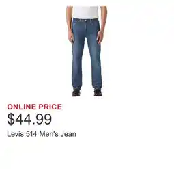 Costco Levis 514 Men's Jean offer