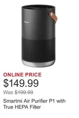 Costco Smartmi Air Purifier P1 with True HEPA Filter offer