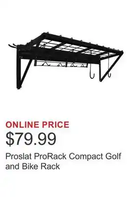 Costco Proslat ProRack Compact Golf and Bike Rack offer