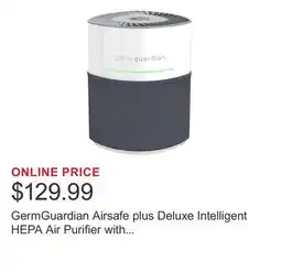 Costco GermGuardian Airsafe plus Deluxe Intelligent HEPA Air Purifier with Air Quality Monitor offer