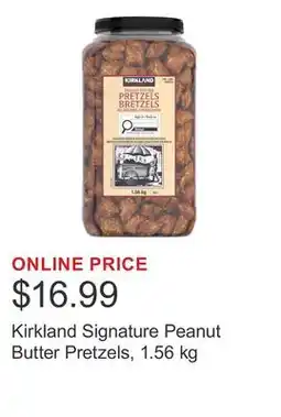 Costco Kirkland Signature Peanut Butter Pretzels offer
