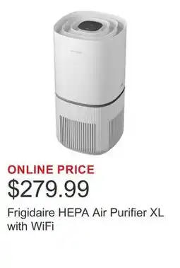 Costco Frigidaire HEPA Air Purifier XL with WiFi offer