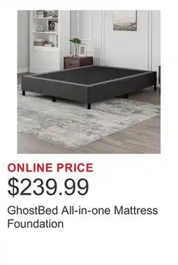 Costco GhostBed All-in-one Mattress Foundation offer