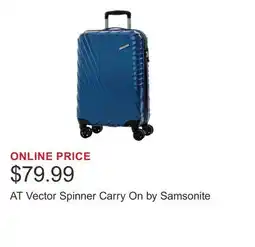 Costco AT Vector Spinner Carry On by Samsonite offer