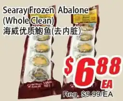 WinCo Food Mart Searay Frozen Abalone (Whole Clean) offer
