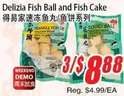 WinCo Food Mart Delizia Fish Ball and Fish Cake offer