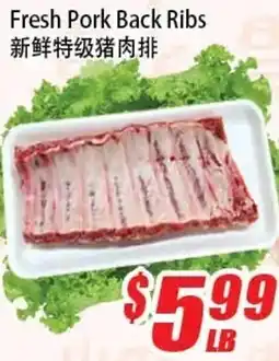 WinCo Food Mart Fresh Pork Back Ribs offer
