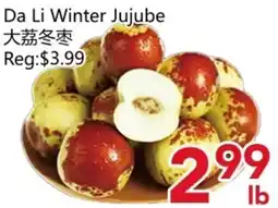 Yours Food Mart Da Li Winter Jujube offer