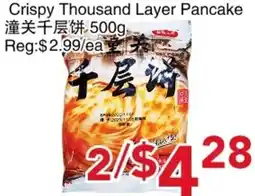 Yours Food Mart Crispy Thousand Layer Pancake offer