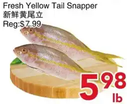 Yours Food Mart Fresh Yellow Tail Snapper offer