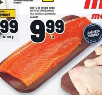 Metro Filets De Truite Frais offer