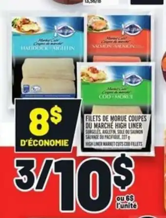 Metro Filets De Morue Coupes Du Marché High Liner offer