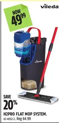 Canadian Tire Vileda H2PRO FLAT MOP SYSTEM offer