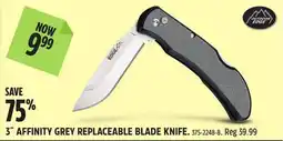 Canadian Tire 3˝ AFFINITY GREY REPLACEABLE BLADE KNIFE offer