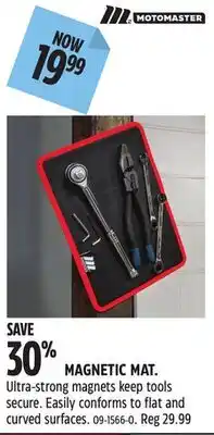 Canadian Tire Motomaster MAGNETIC MAT offer