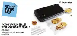 Canadian Tire FM2100 VACUUM SEALER WITH ACCESSORIES BUNDLE offer