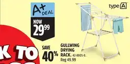 Canadian Tire TYPE A GULLWING DRYING RACK offer