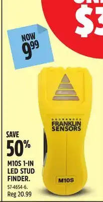 Canadian Tire M10S 1-IN LED STUD FINDER offer