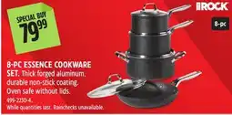 Canadian Tire THE ROCK 8-PC ESSENCE COOKWARE SET offer