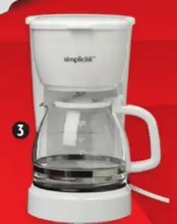 Canadian Tire SIMPLICITE 5-CUP COFFEEMAKER offer