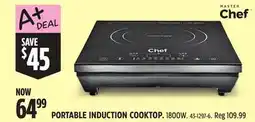 Canadian Tire MASTER CHEF PORTABLE INDUCTION COOKTOP offer