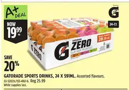 Canadian Tire GATORADE SPORTS DRINKS offer