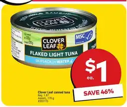 Giant Tiger Clover Leaf canned tuna offer