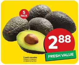 Giant Tiger 5 pack avocados offer