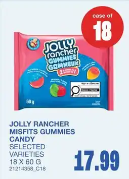 Wholesale Club MISFITS GUMMIES CANDY offer